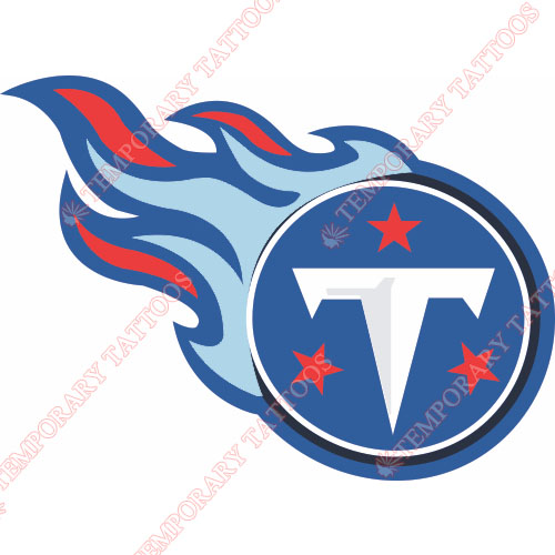 Tennessee Titans Customize Temporary Tattoos Stickers NO.834